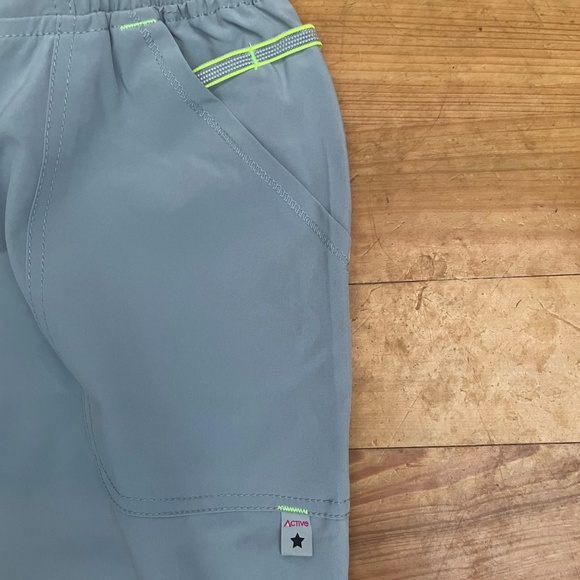 3xl 4 way stretch ash grey drawstring scrub pants new - Picture 2 of 5